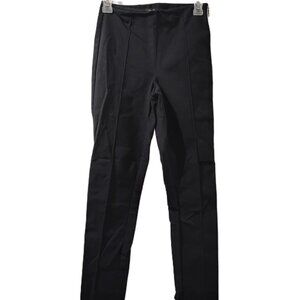 MARCIANO-S- SKINNY KNIT PANT ,FRONT PLITS ,GOLDEN HIP ZIPPERS